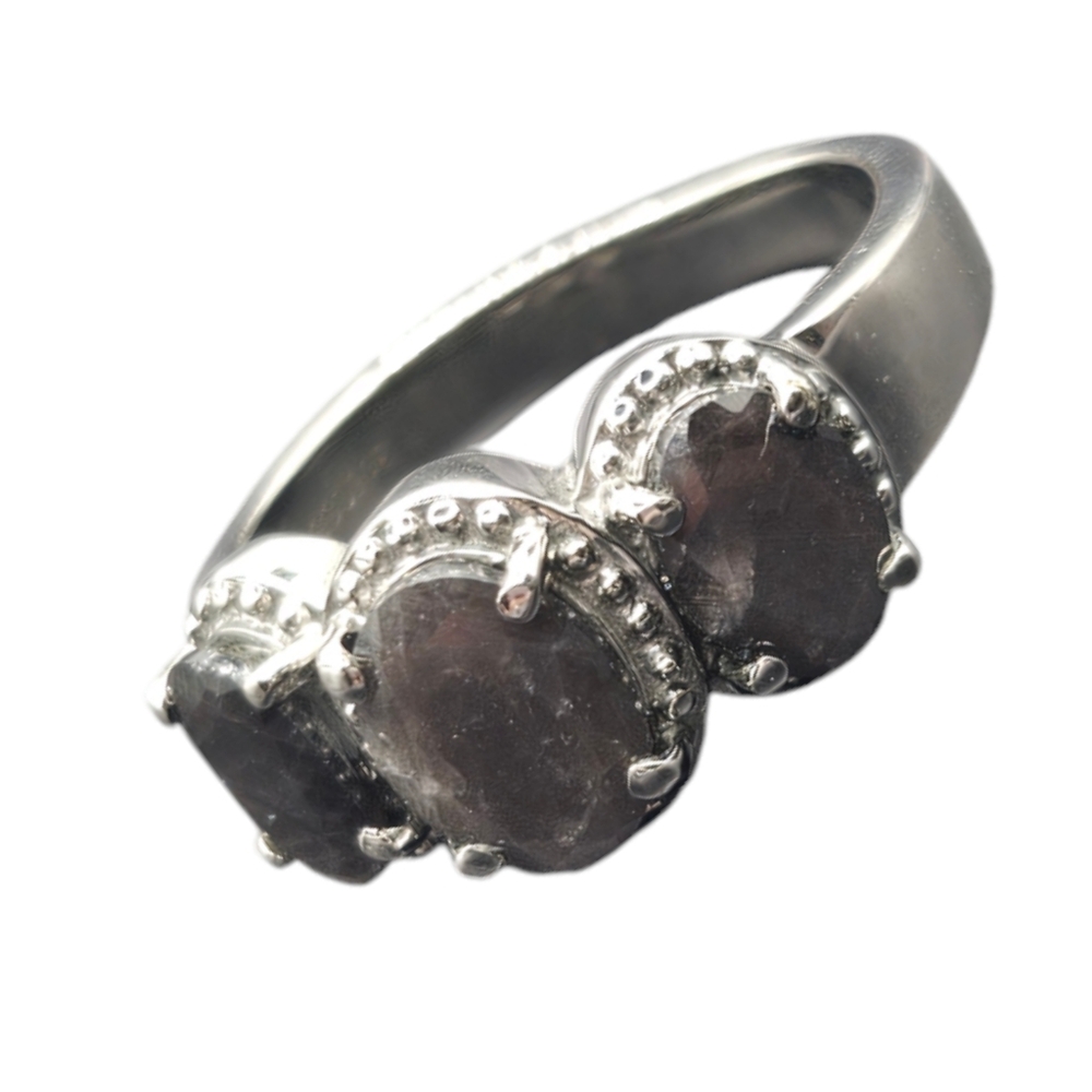 Silver Sapphire Ring